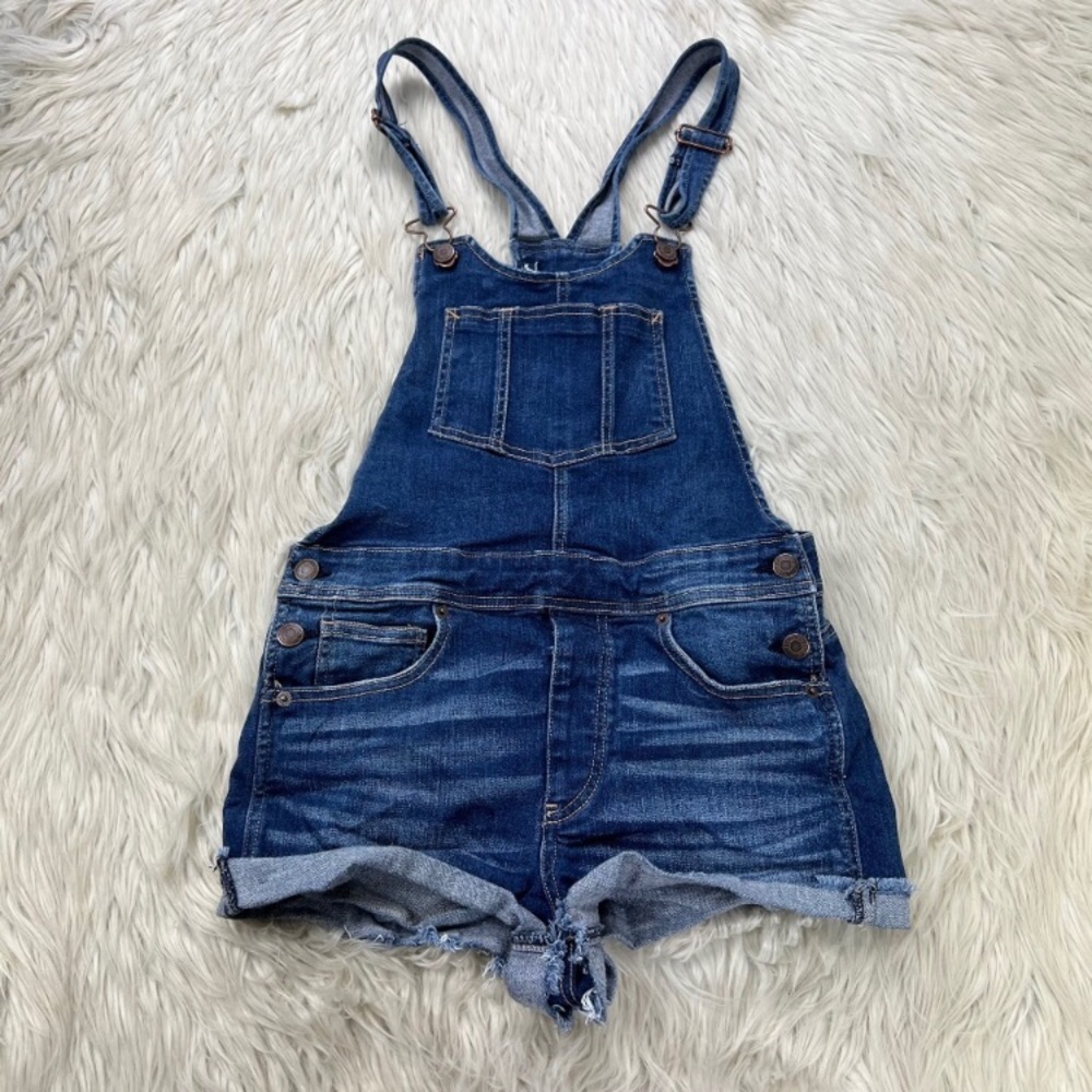 American Eagle Outfitters Women's Denim Short Overalls - Shortalls